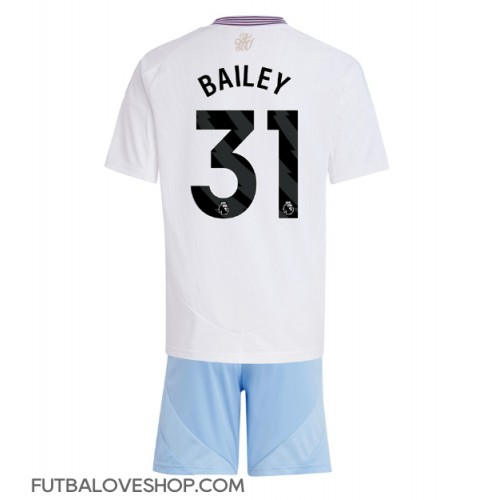 Dres Aston Villa Leon Bailey #31 Preč pre deti 2024-25 Krátky Rukáv (+ trenírky)